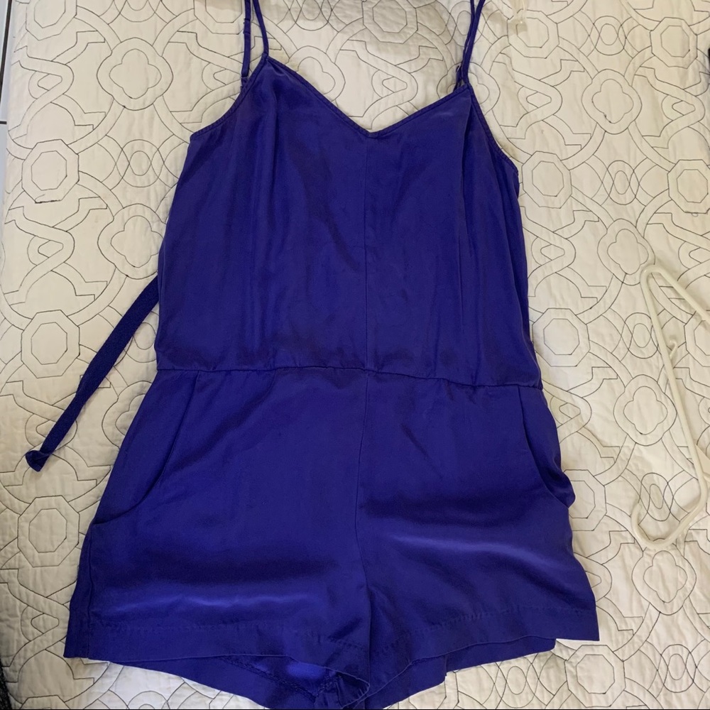 Parker blue romper
